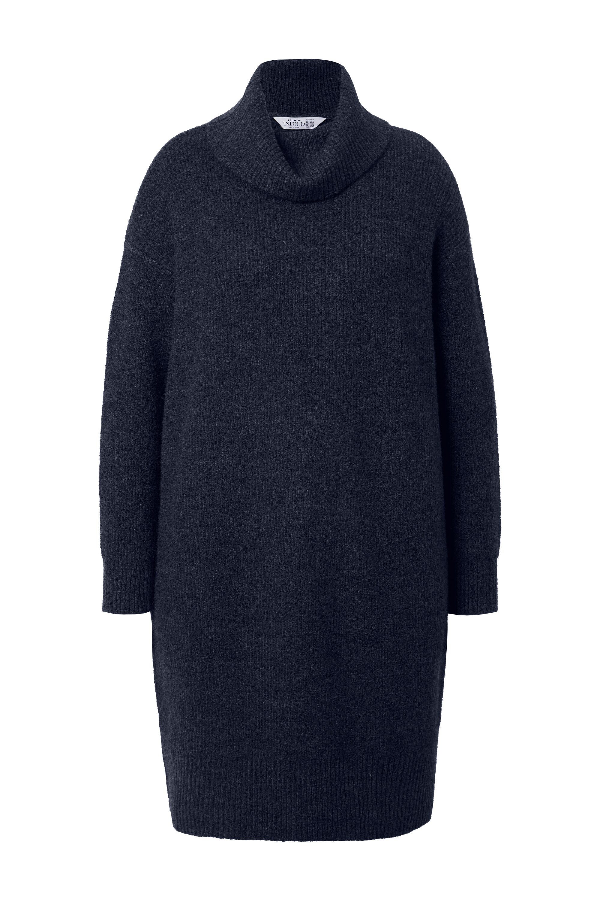 Studio Untold Strickkleid Strick-Minikleid oversized Rollkragen Langarm günstig online kaufen