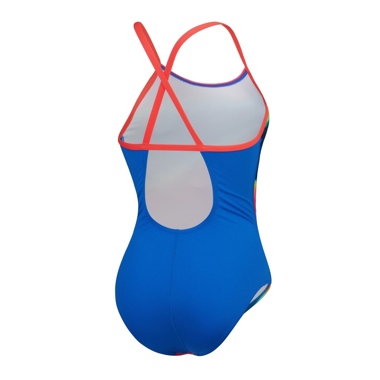 Speedo Badeanzug Badeanzug Alover Digital Print mit Kreuzrückenausschnitt