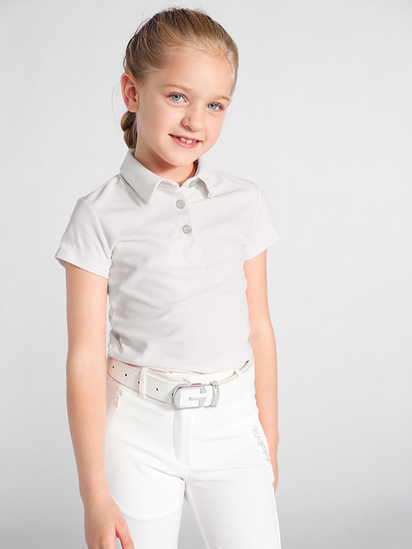 Poloshirt Mädchen Golf Poloshirt Schnell trocknend Kurzarm Sport Freizeit