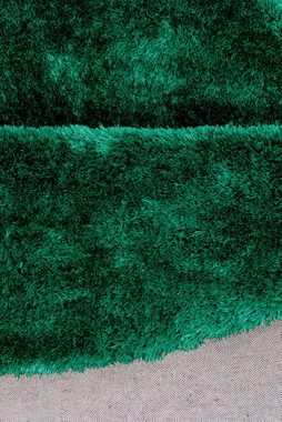 Hochflor-Bettumrandung Dana Teppich Bruno Banani, Höhe 30 mm, (3-tlg), unifarben, Mikrofaser, pflegeleicht, Bettvorleger, Schlafzimmer