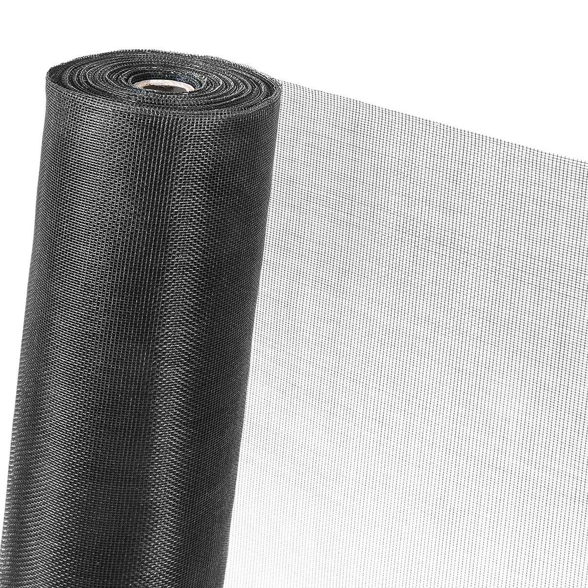 HaGa Insektenschutz-Vorhang Fliegengitter in 75cm Breite, schwarz, (Meterwa günstig online kaufen