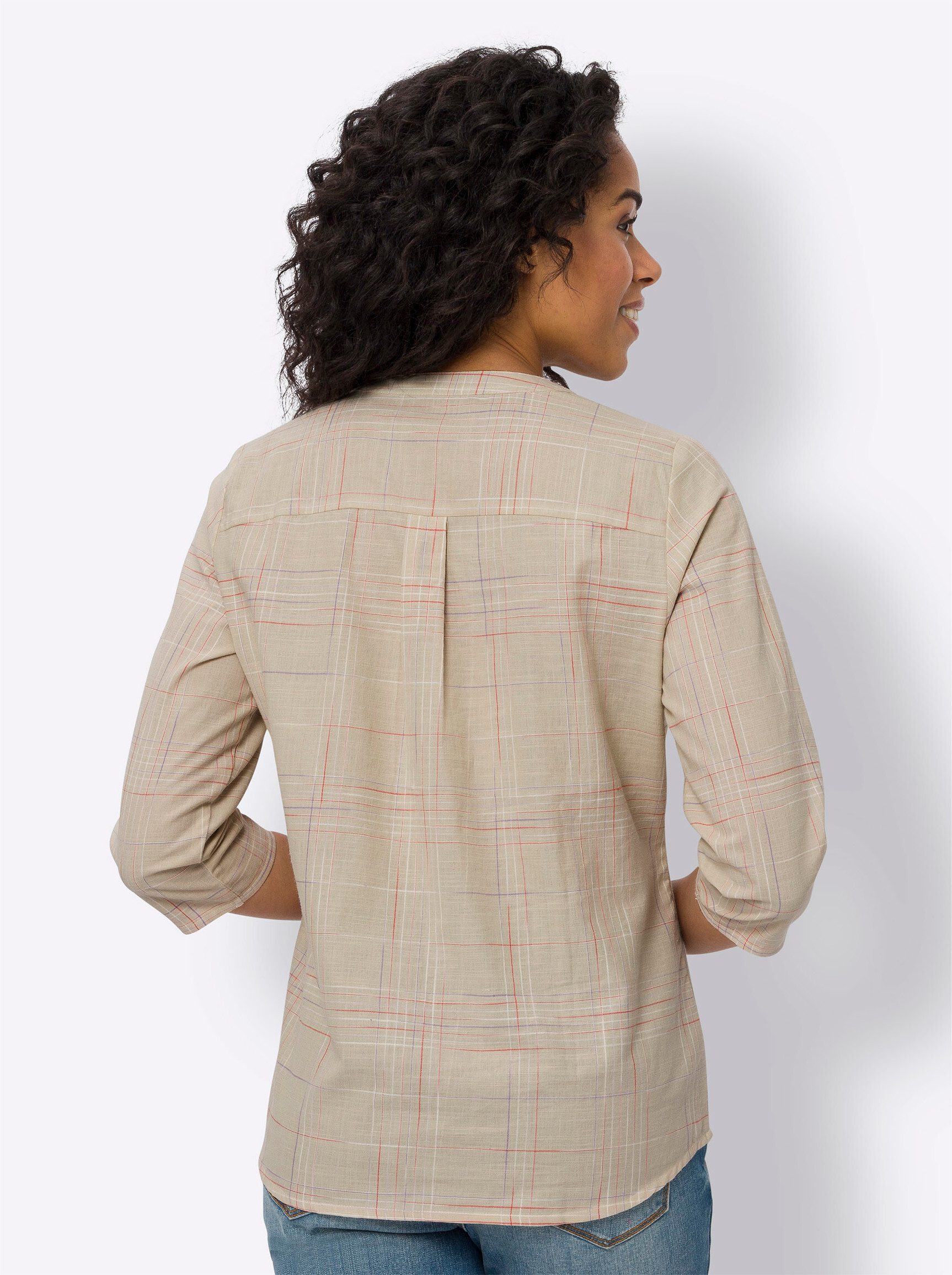 Sieh an! Klassische Bluse Schlupfbluse günstig online kaufen
