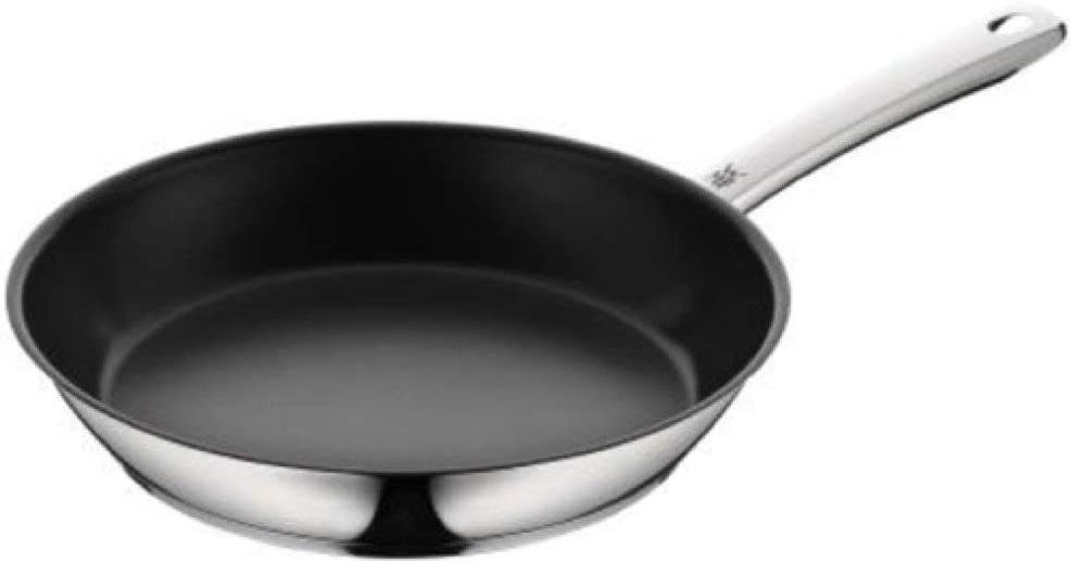 Bratpfanne WMF Bratpfanne 28 cm, Edelstahlpfanne, Cromargan Edelstahl beschichtet, backofenfest, (1-tlg)