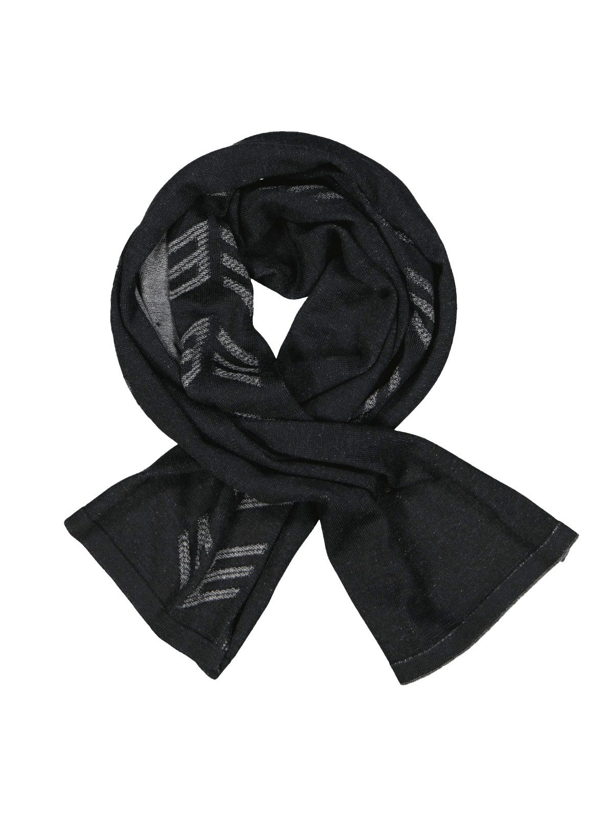 ENGBERS GERMANY Strickschal Herren Schal mit Merinowolleanteil, Anthrazit