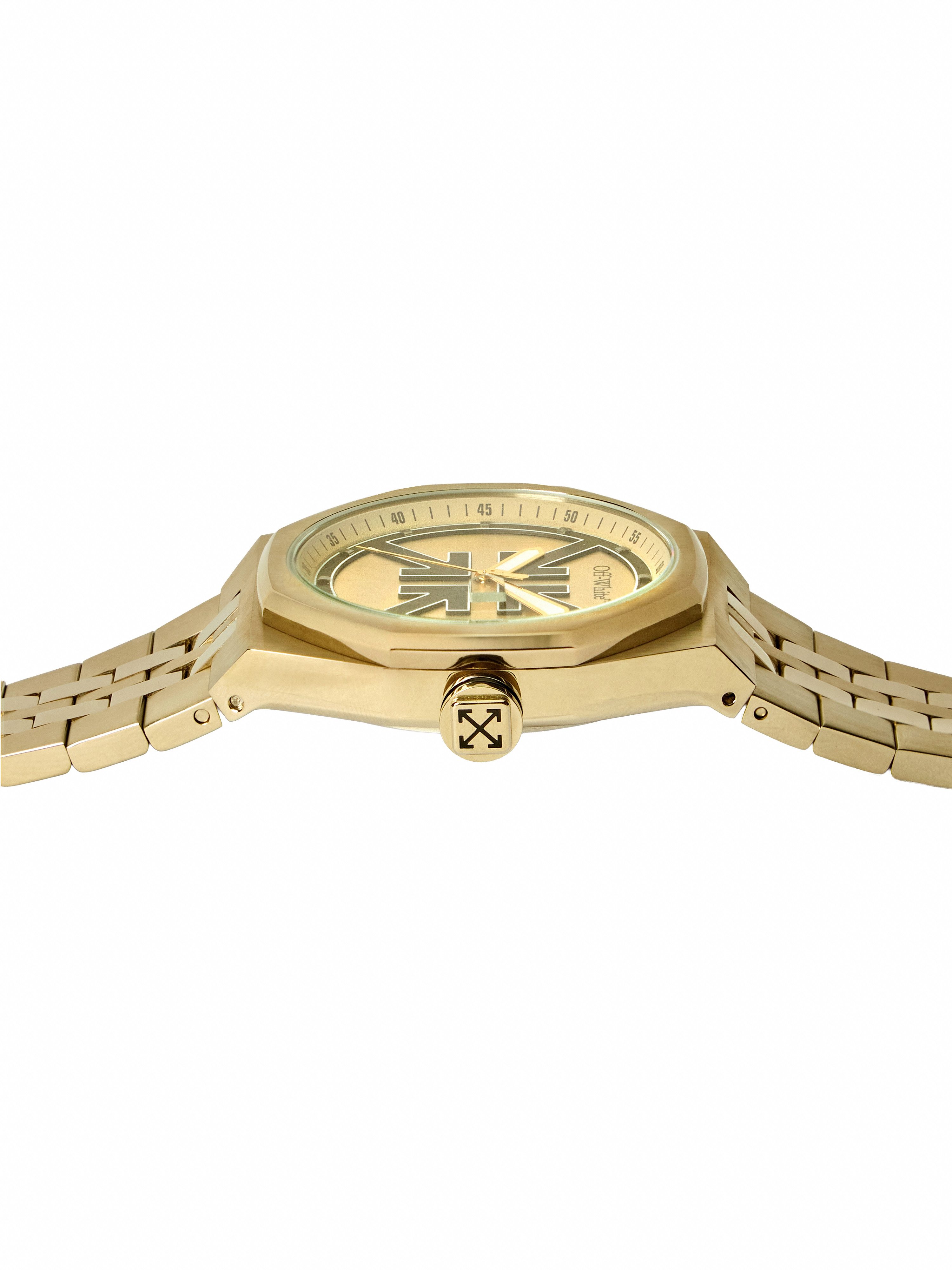 OFF-WHITE Quarzuhr NO GRID OW1G007M0065, Armbanduhr, Herrenuhr, Edelstahlarmband, analog, Tag
