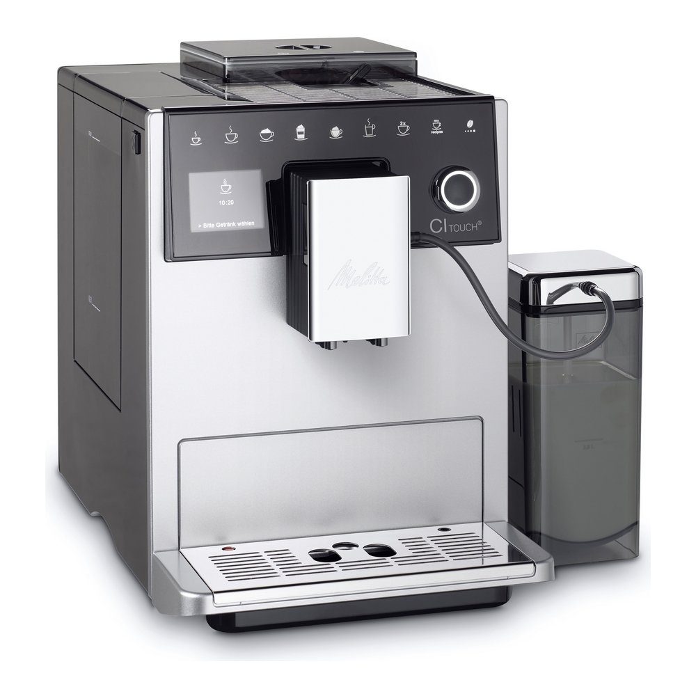 1400W Express-Kaffeemaschine Melitta 630-101 F Melitta Silberfarben Kaffeevollautomat