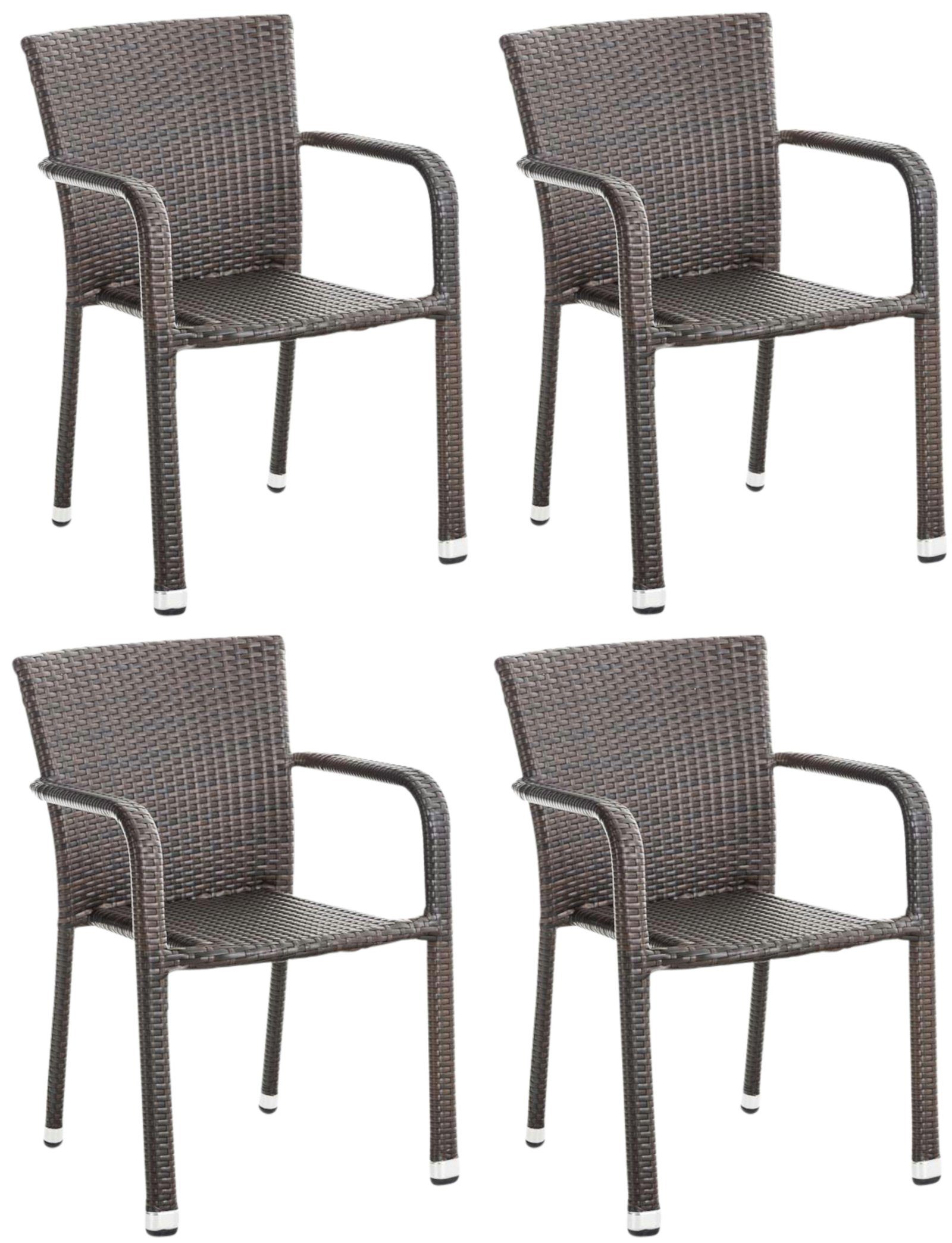 CLP Gartenstuhl Stapelstühle Leonie (4er Set), günstig online kaufen