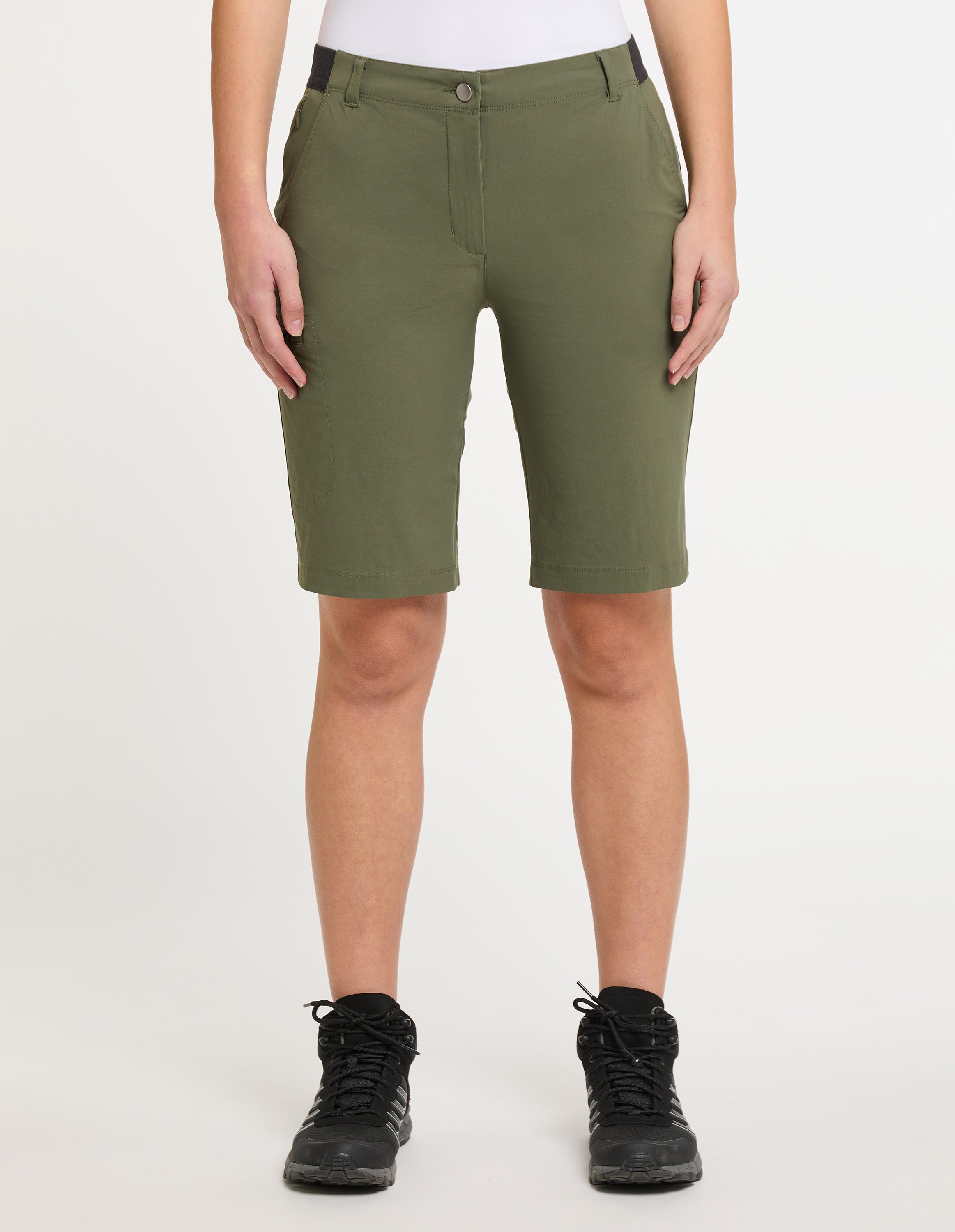 olive Kurze Ottawa pale Hot-Sportswear Bermudas Wanderhose