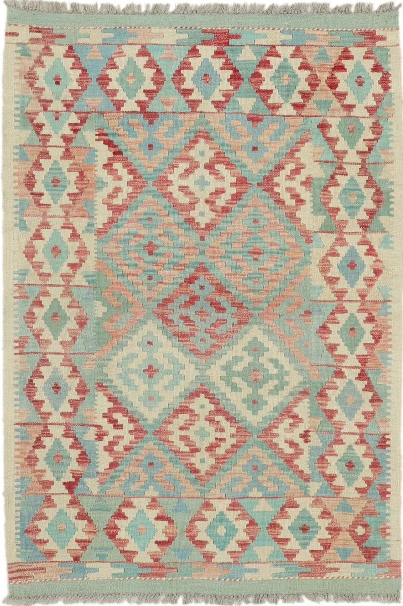 Orientteppich Kelim Afghan Heritage 104x148 Handgewebter Moderner Orientteppich, Nain Trading, rechteckig, Höhe: 3 mm