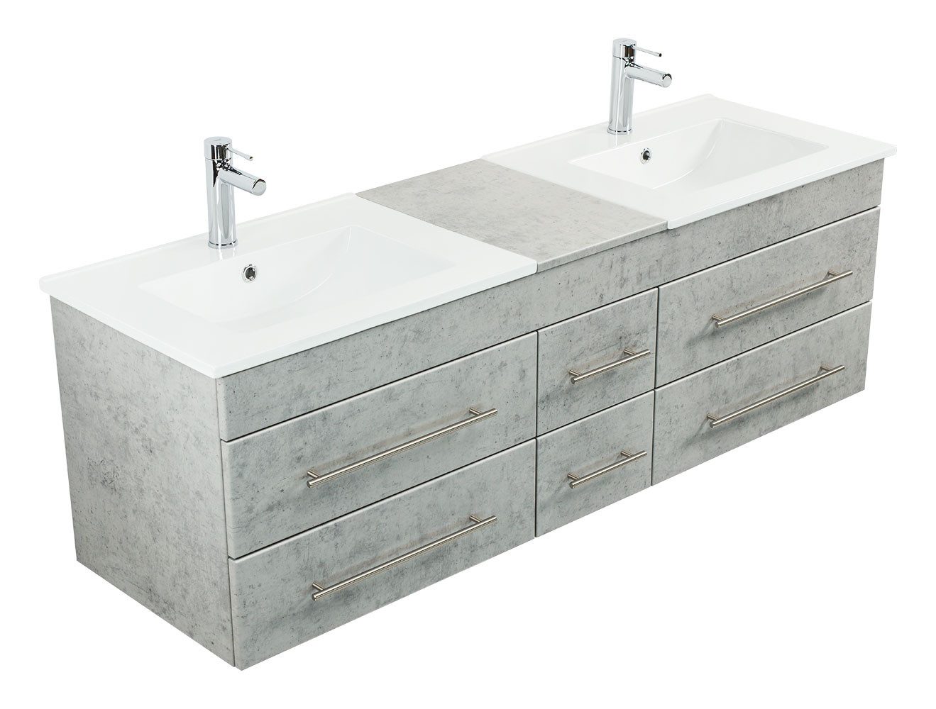 Magnolia Home Doppelwaschtisch Badmöbel Milano XL günstig online kaufen