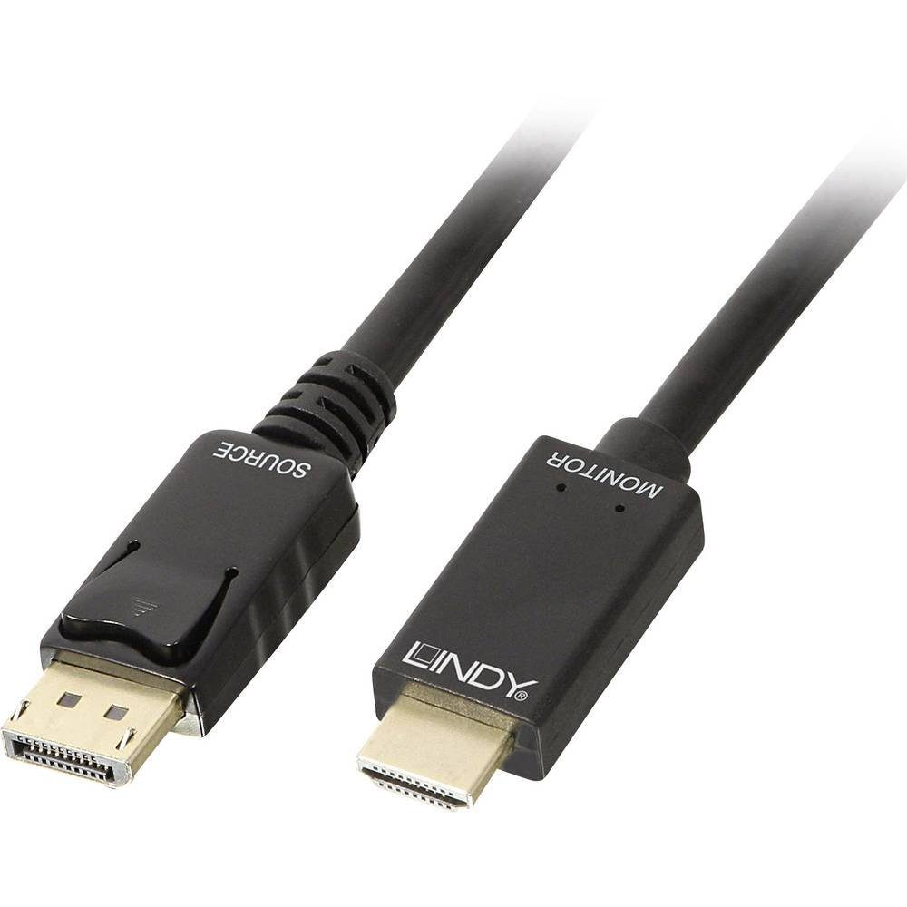 Lindy Kabel DisplayPort/HDMI 4K30 (DP: passiv) 5m HDMI-Kabel