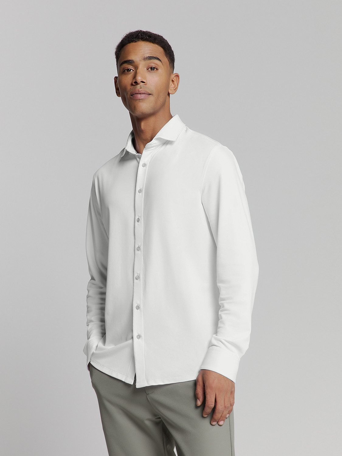 Langarmhemd No Excess Jersey-reisehemd