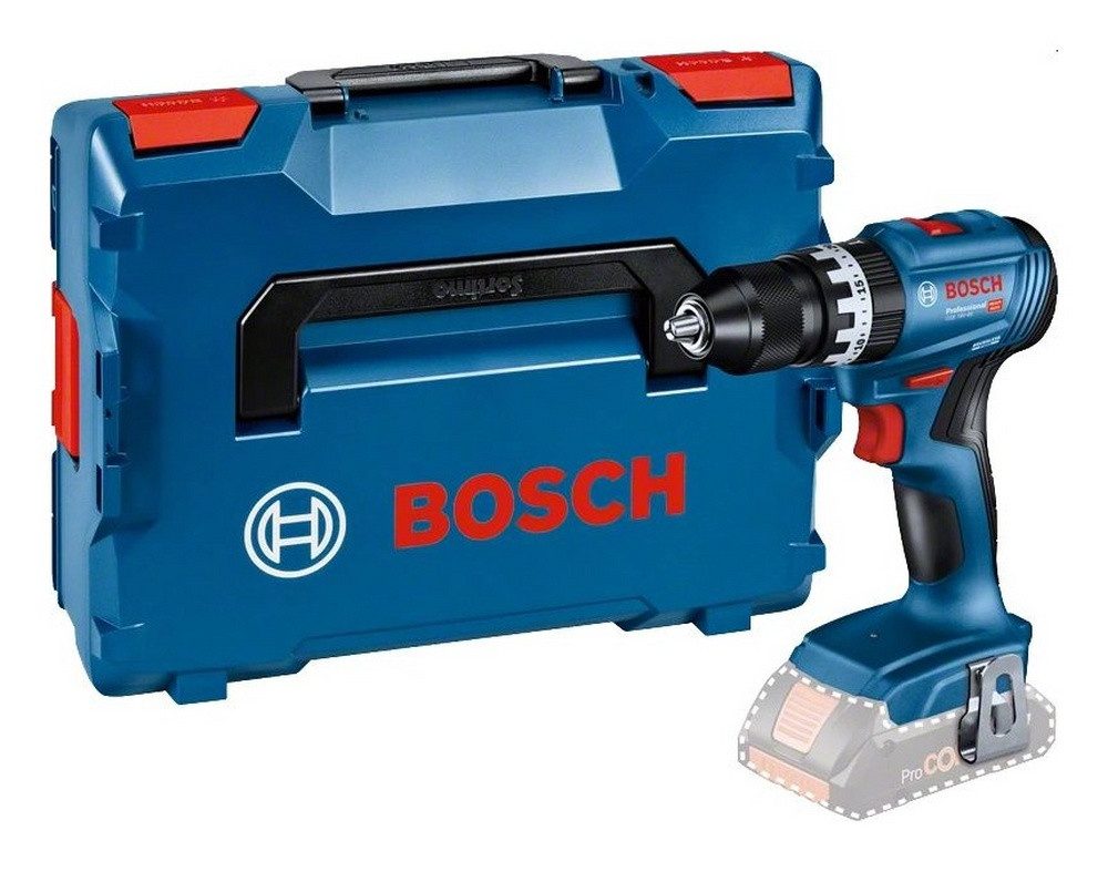 Bosch Professional Akku-Schlagbohrschrauber GSB 18V-45, 18 V, Ohne Akku - in L-BOXX 136