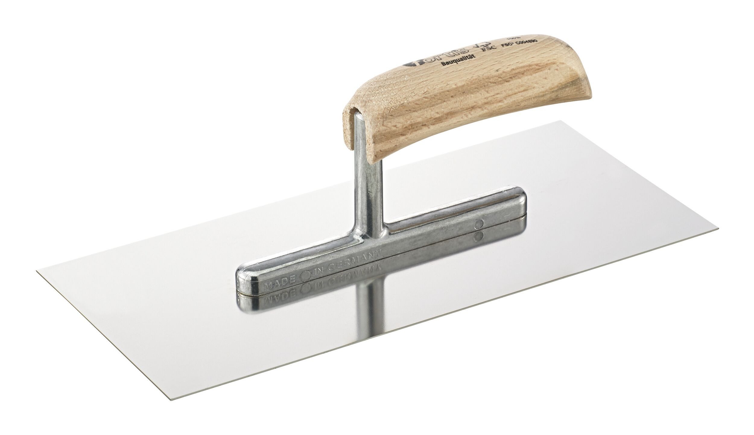 fortis Glättekelle 280 x 130 mm rostfrei