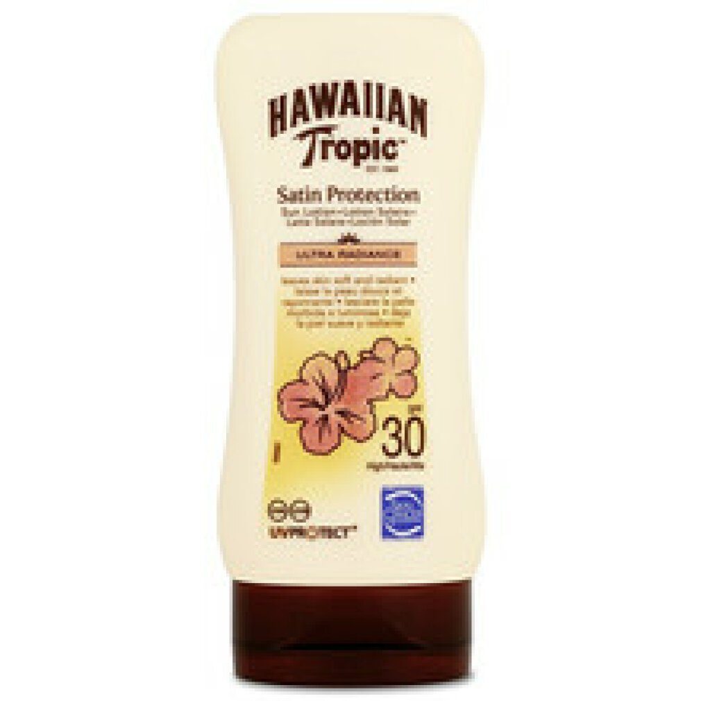 Hawaiian Tropic Sonnenschutzpflege SATIN ultra radiance sun lotion SPF30 180 ml | Sonnencremes