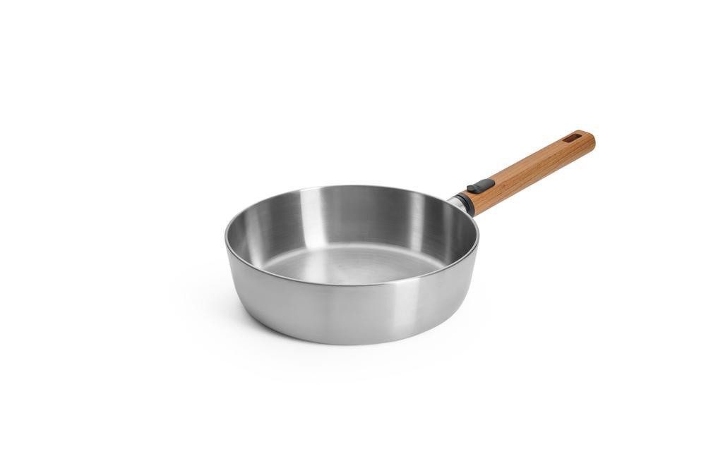 Woll Pfannen Bratpfanne Bratpfanne WOLL LOGIG STEEL DH 24x7 cm Pfannen-Set Pfanne Pfannenset