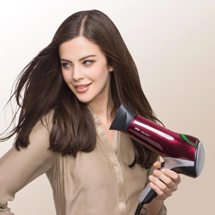 Braun Ionic-Haartrockner Braun W, Technologie Color 7 Satin Saver Hair Saver, 2200 Colour