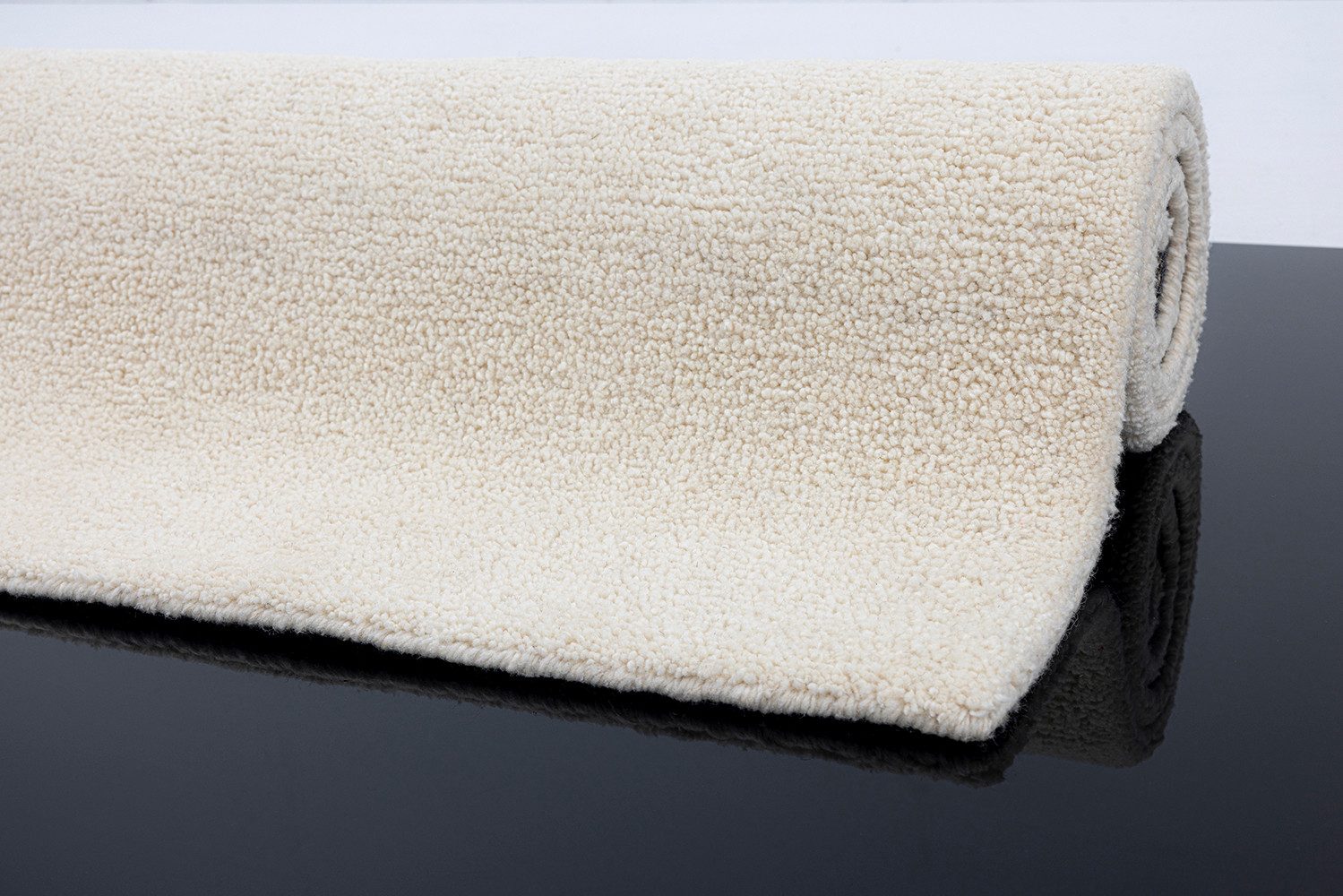 THEKO Wollteppich Royal Berber Uni, rechteckig, Höhe: 18 mm, Berber Optik, günstig online kaufen