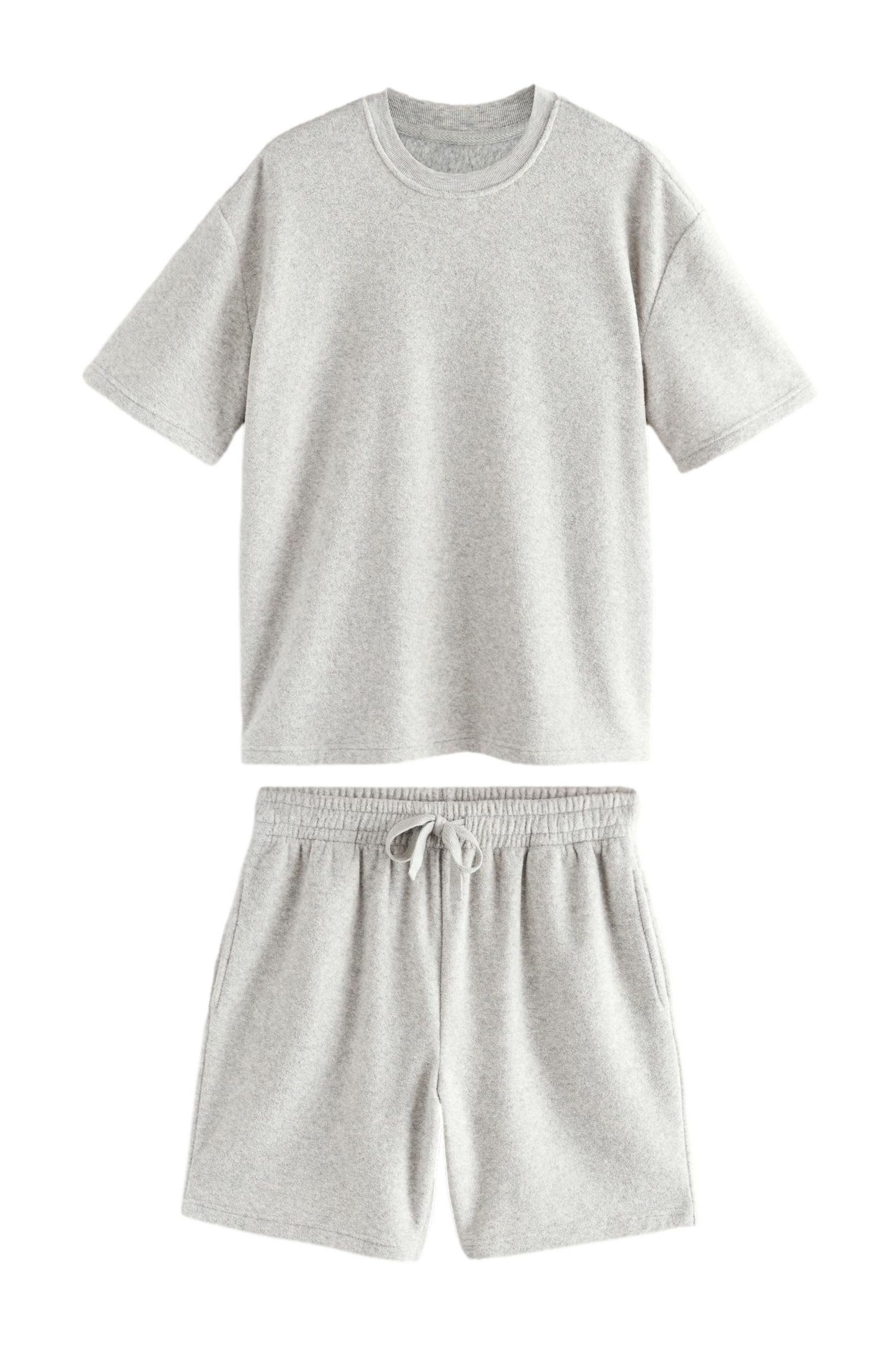 Next Pyjama Kurzärmeliger Frottee-Pyjama, Set (2 tlg)