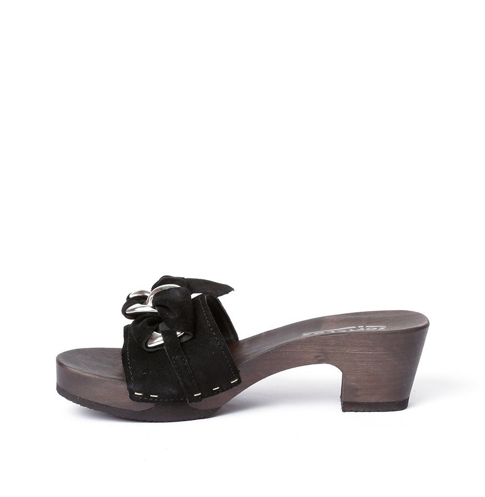 Softclox KORALIE Kaschmir schwarz (dunkel) Pantolette günstig online kaufen