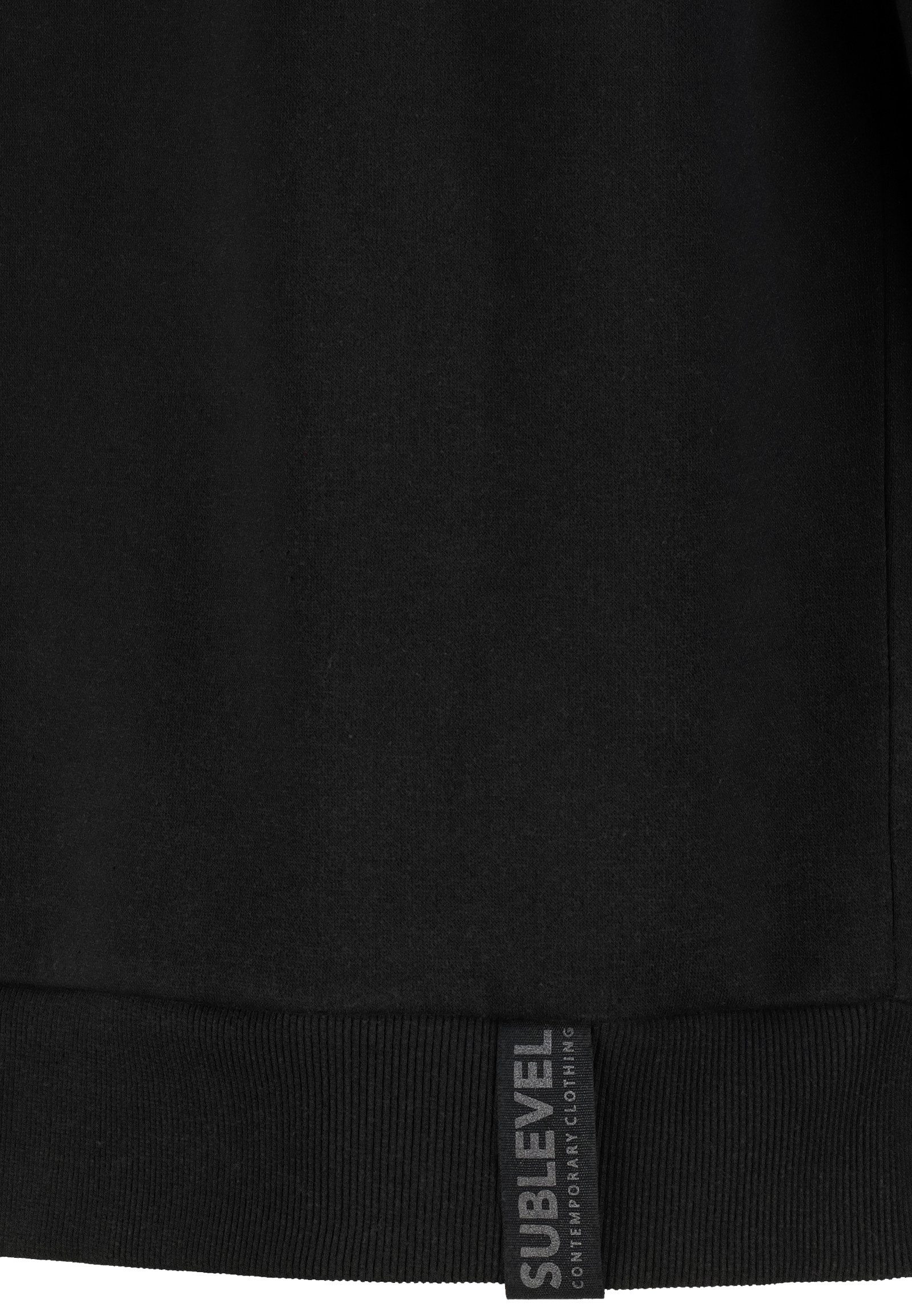 SUBLEVEL Hoodie Urban Edition - Stylisch und Bequem mit Kapuze für Herren (1-tlg) Baumwolle Normal Fit ohne Kragen Langarm Einfarbig Pull On