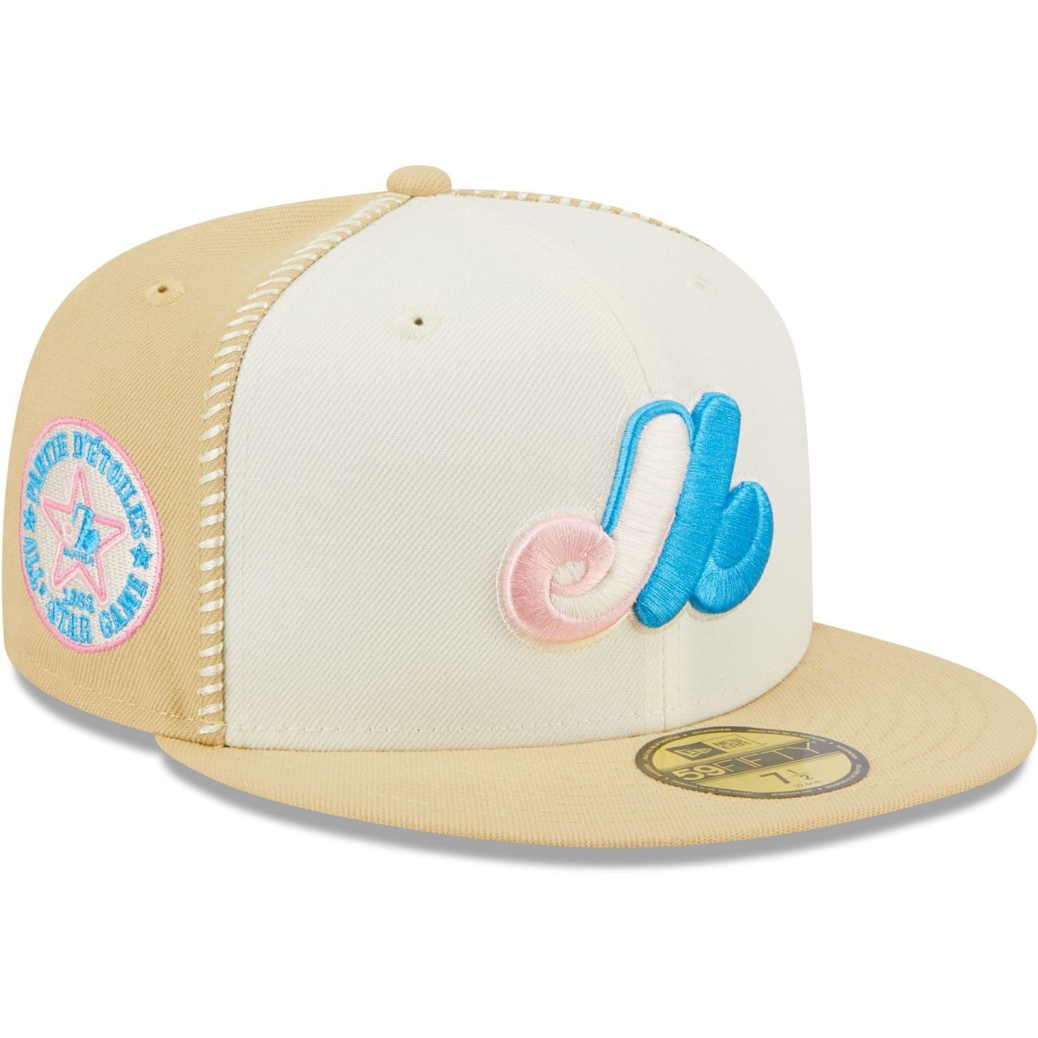 New Era Fitted Cap 59Fifty SEAM STITCH Montreal Expos