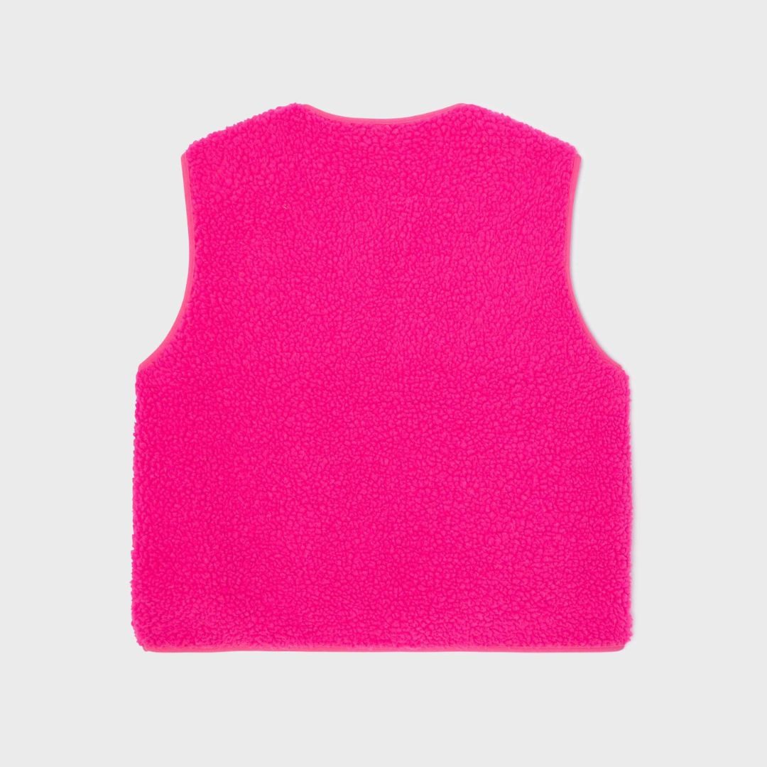 suebidou Fleeceweste Stylishe Sherpa Teddyfell Damen Weste mit Farbakzenten günstig online kaufen