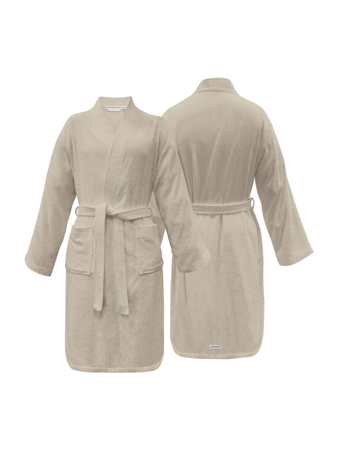 TOM TAILOR Bademantel Kimono Bademantel, Baumwolle günstig online kaufen