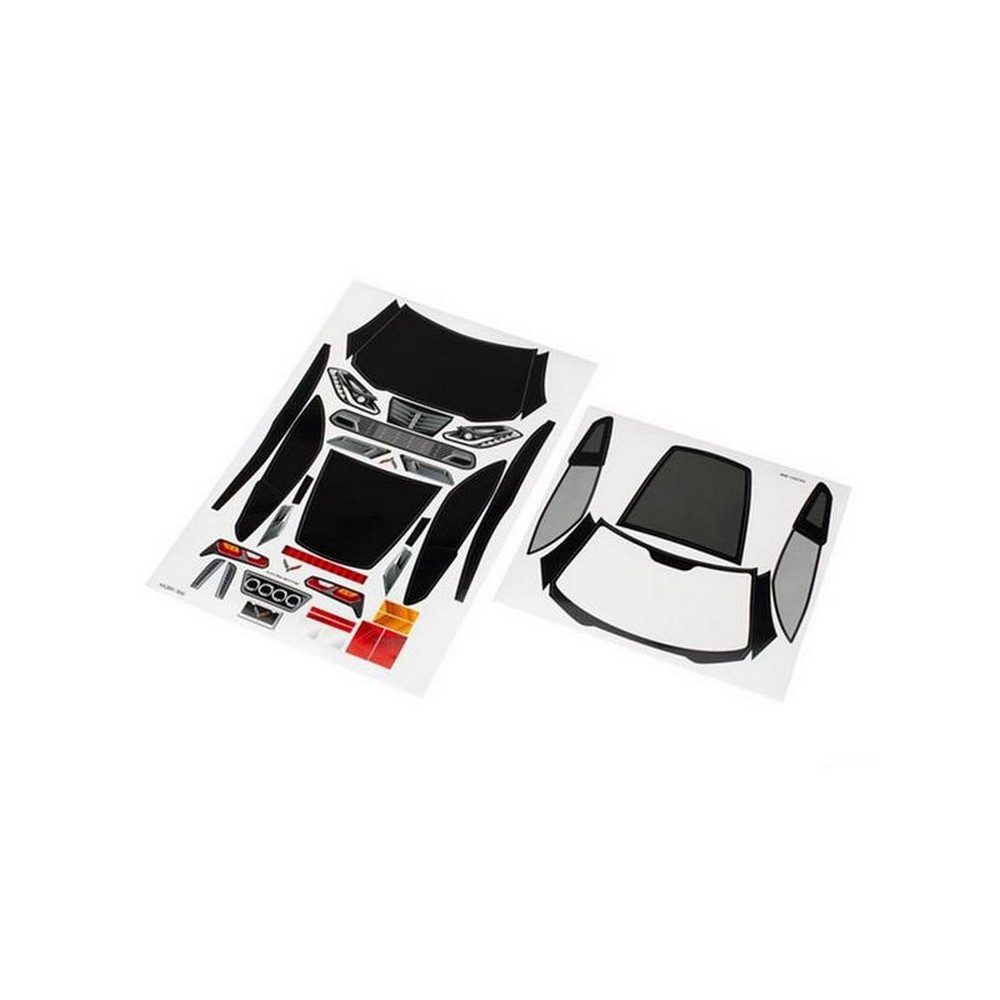 Modellbausatz 8387 Aufkleber Chevrolet Corvette Z06