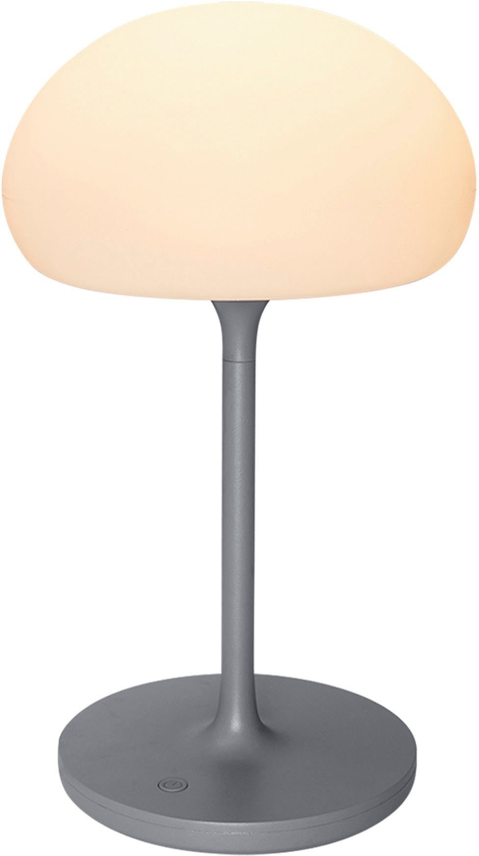Nordlux LED Tischleuchte Sponge On A Stick, LED fest integriert, Warmweiß,  Akku Leuchte mit Ladestation