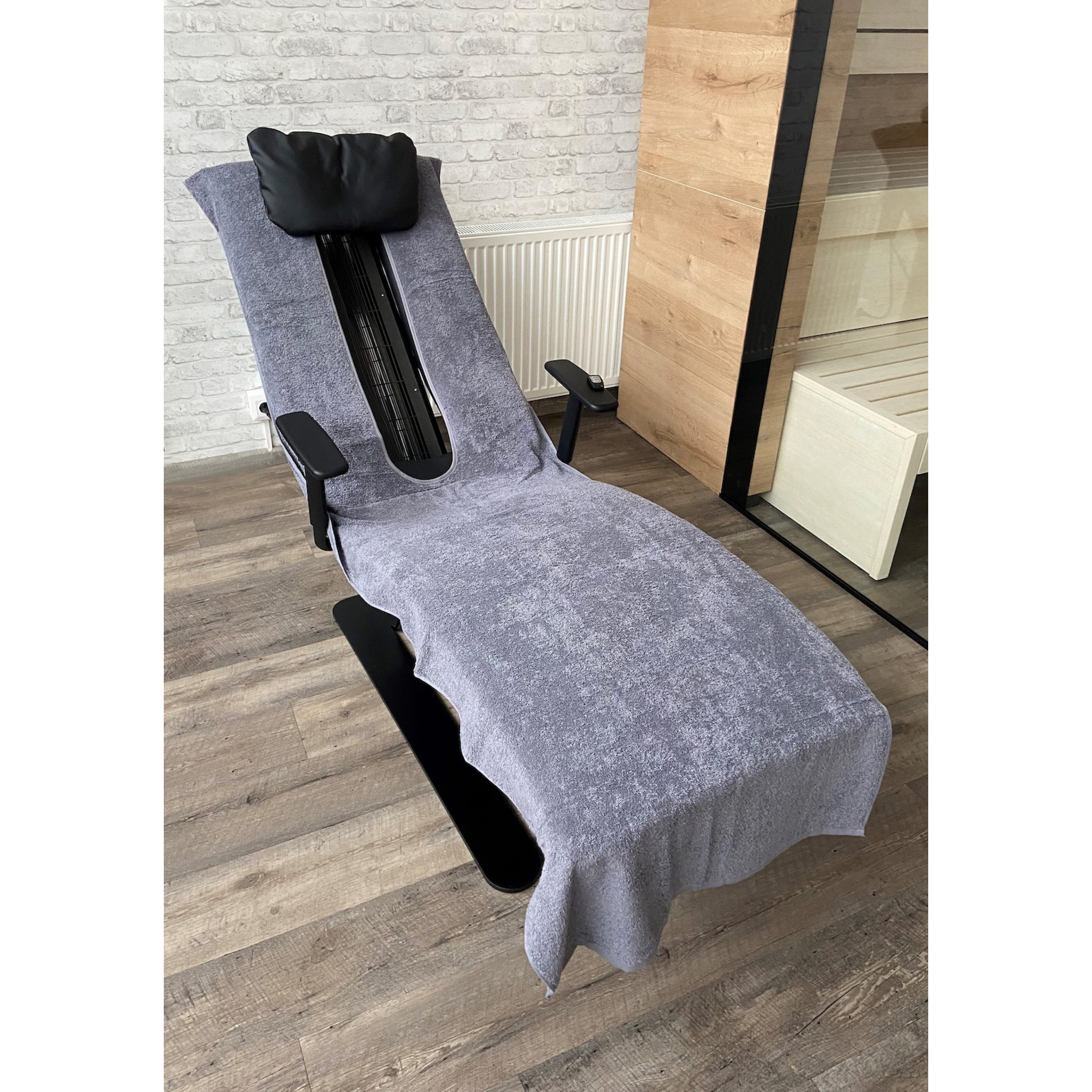 Infraworld Infrarotkabine Infraworld Liegetuch für Grenada Wellnessliege mit Ausschnitt für