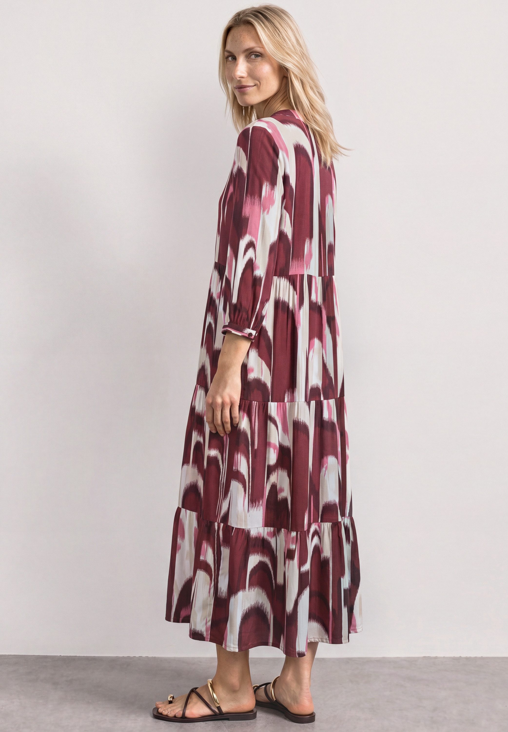 STREET ONE Midikleid aus Viskose