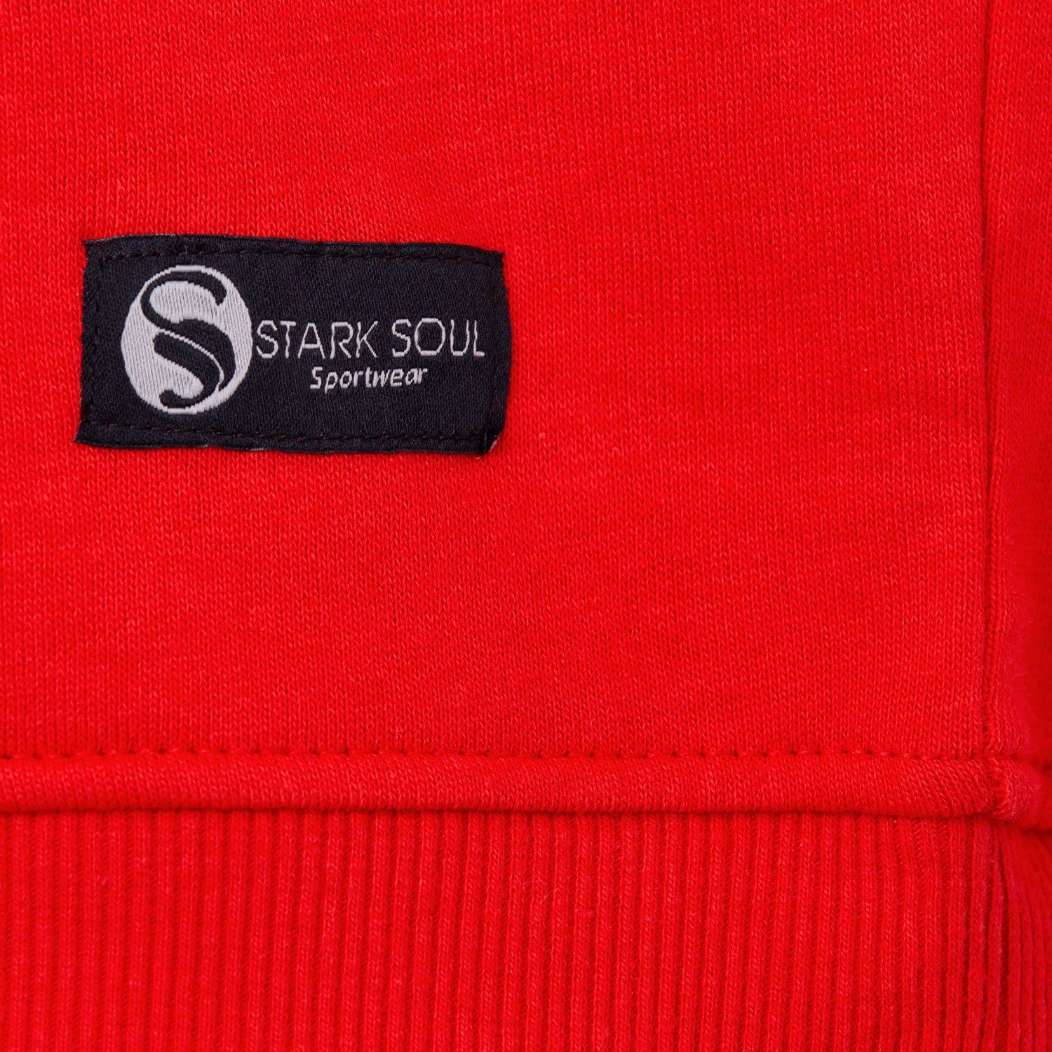 Stark Soul® Sweatshirt Sweatshirt EMBOSSED Rundhals-Sweater günstig online kaufen
