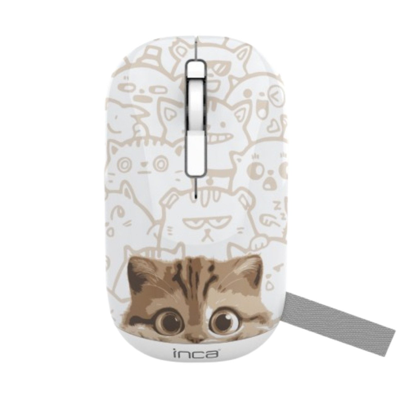 INCA IWM-242K Maus (Kabellos (Bluetooth 5.4), Kabellos (2.4 GHz Wireless), Kabellose Maus mit Dual-Bluetooth 5.4 & 2.4G)