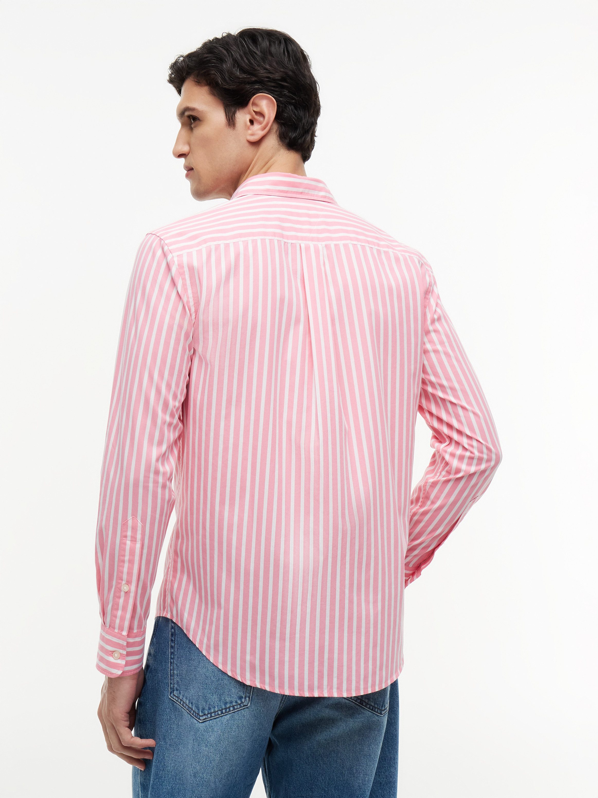 Tommy Hilfiger Langarmhemd FLEX POPLIN SEASONAL STRIPE SHT Regular Fit Flex Cotton
