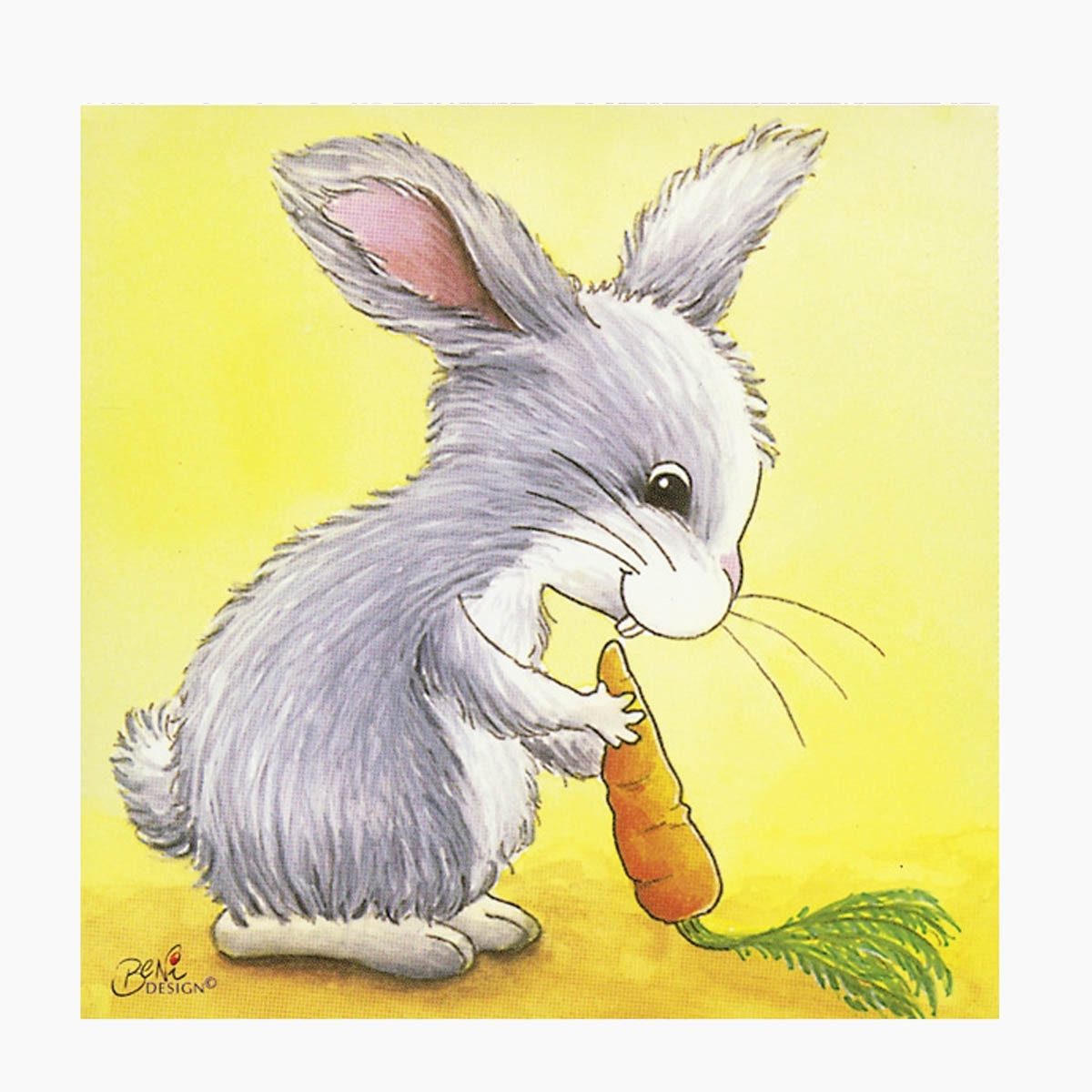 goki Würfelpuzzle Würfelpuzzle Tierkinder, 4 Puzzleteile, Sechs verschiedene Motive