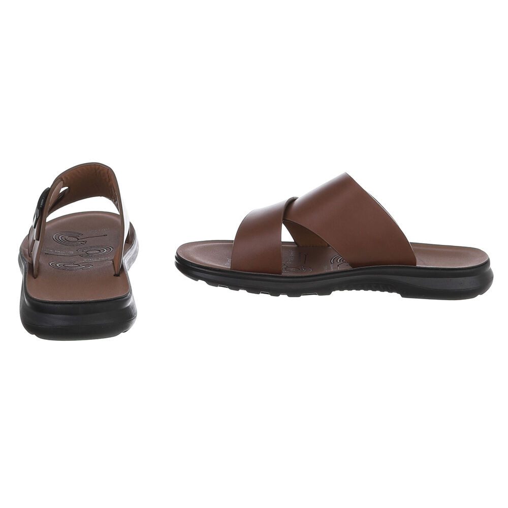 Coolwalk Herren Sandale mit Fersenriemen und Profilsohle Sandale (91918040) Flach Sandalen in Braun – Bild 5 von 5