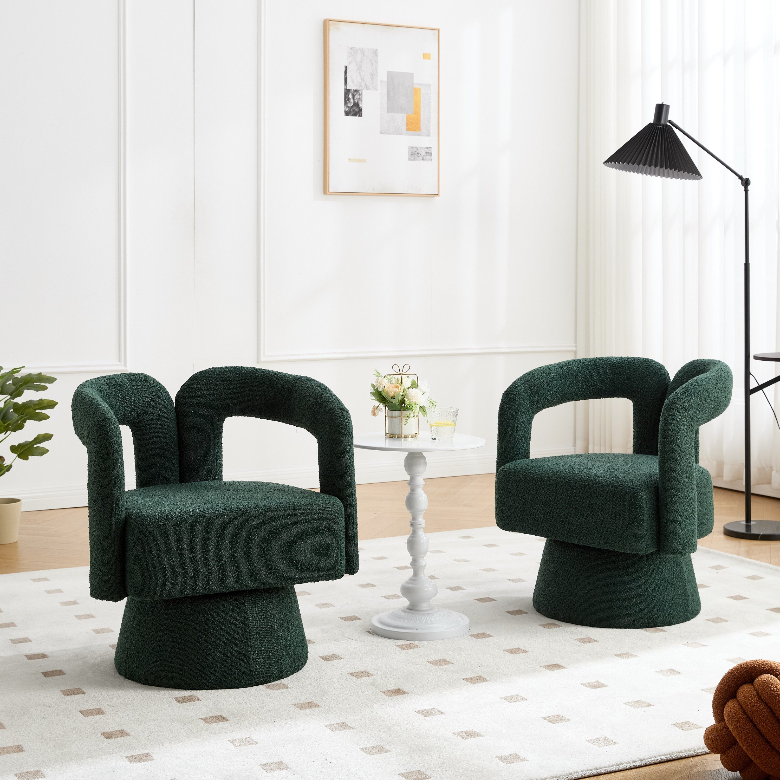 LVHOM Drehsessel M-Form 360 Grad drehbare günstig online kaufen