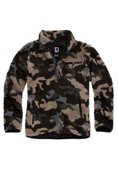 Brandit Sweatjacke Herren Teddyfleece Troyer (1-tlg)