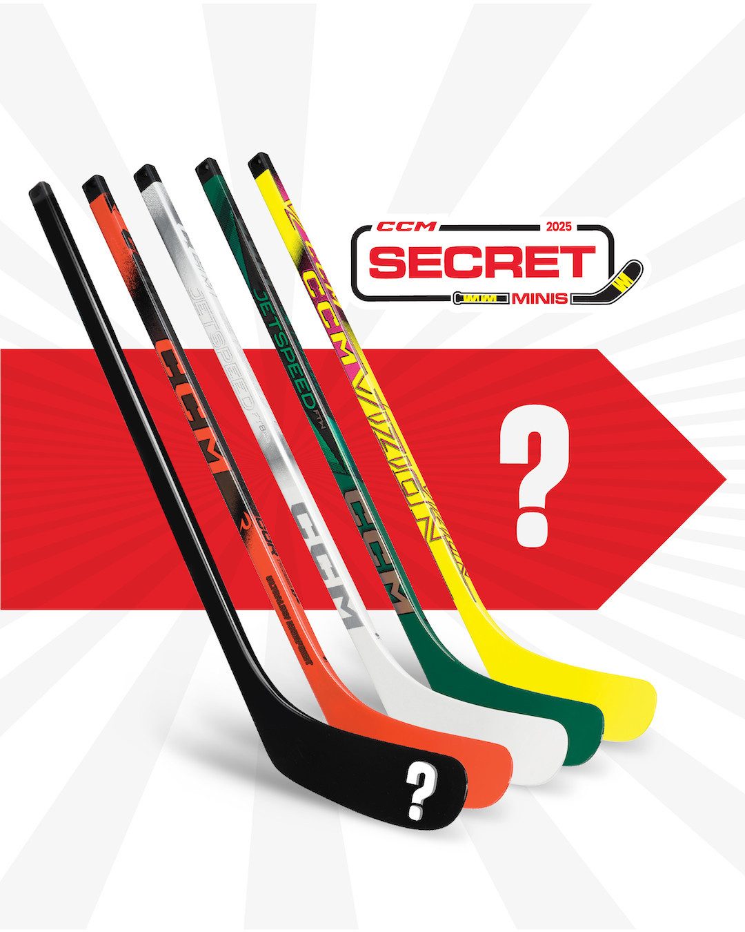 CCM Hockeypuck Mini Stick CCM SECRET 2025