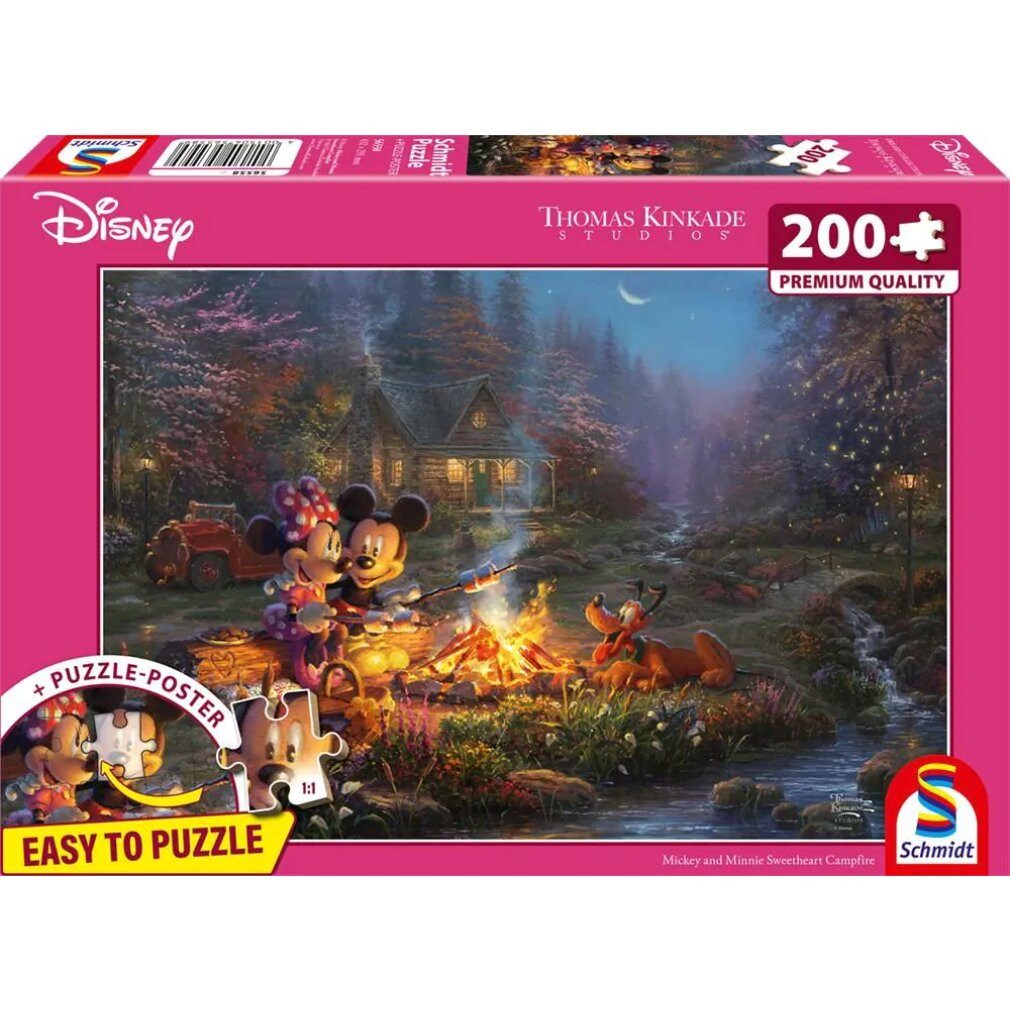 Schmidt Spiele Puzzle Thomas Kinkade Studios: Disney Mickey And Minnie Swee günstig online kaufen