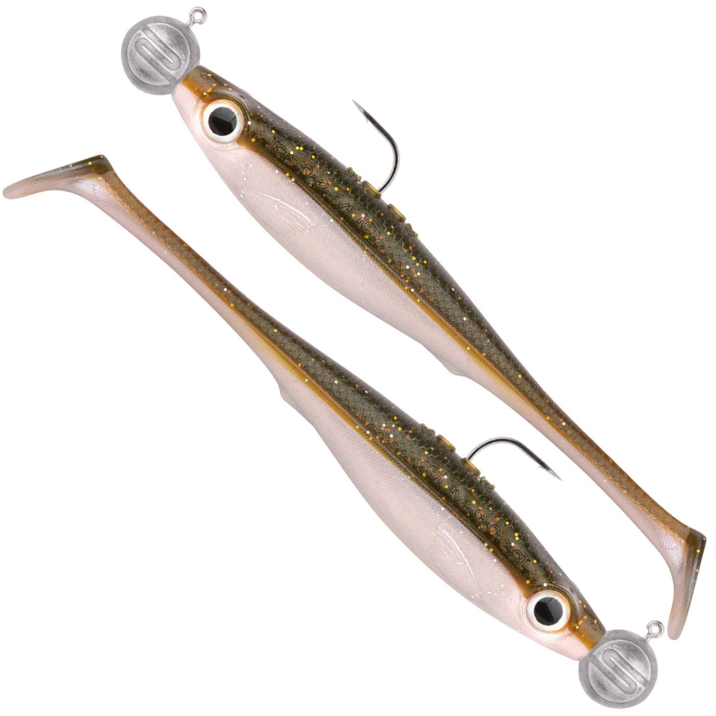 Kunstköder Spro Iris Popeye to-go 8cm 5+7g - 2 montierte Gummifische