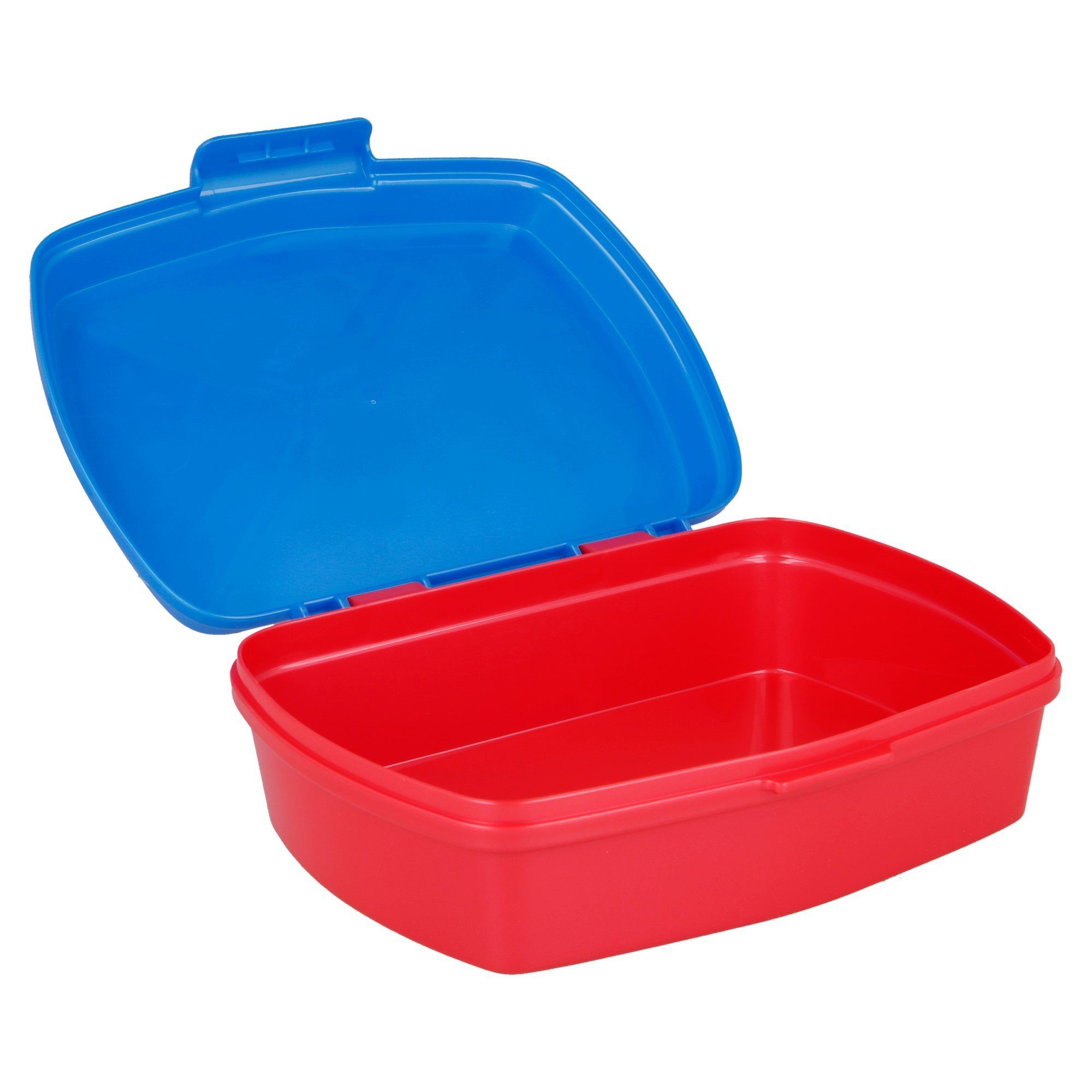 MARVEL Lunchbox Spiderman 4 teiliges Set - Brotdose Trinkflasche Besteck, (4-tlg)