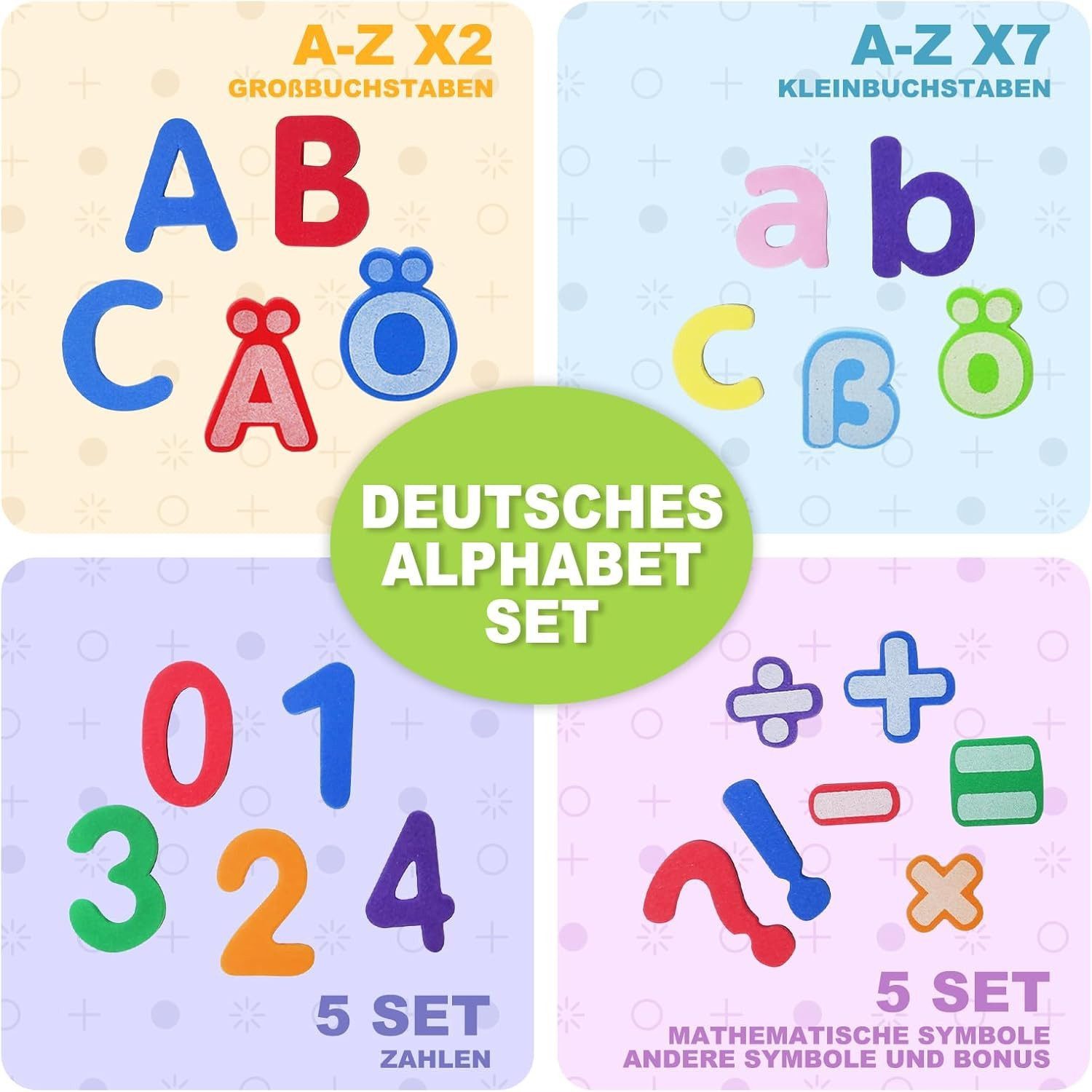 COFI 1453 Lernspielzeug Magnetische Buchstaben ABC-Set Deutsch Buchstaben & günstig online kaufen