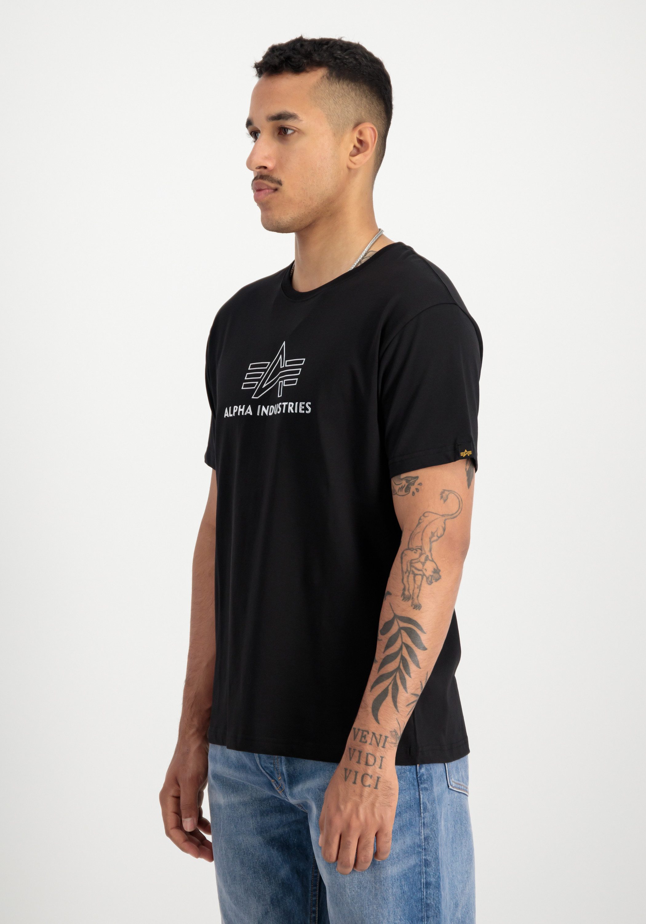 Alpha Industries T-Shirt Basic Mid Logo TPU T-Shirt