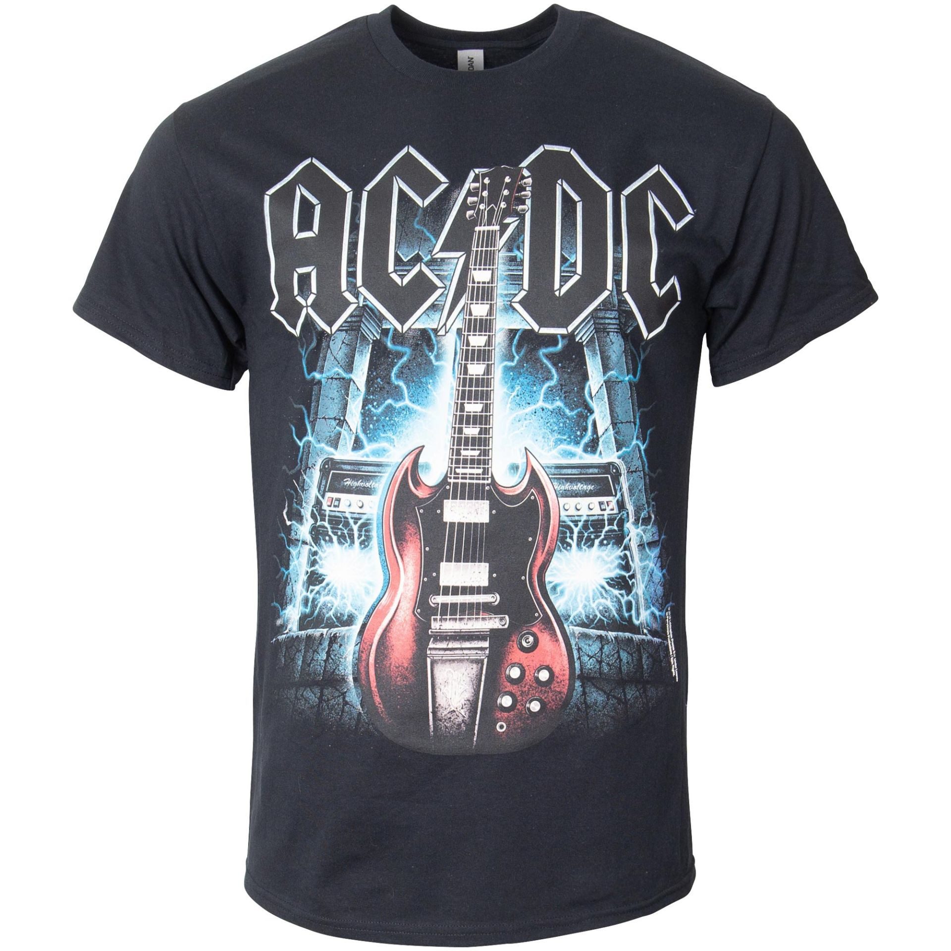 AC/DC T-Shirt Voltage Guitar Schwarz günstig online kaufen