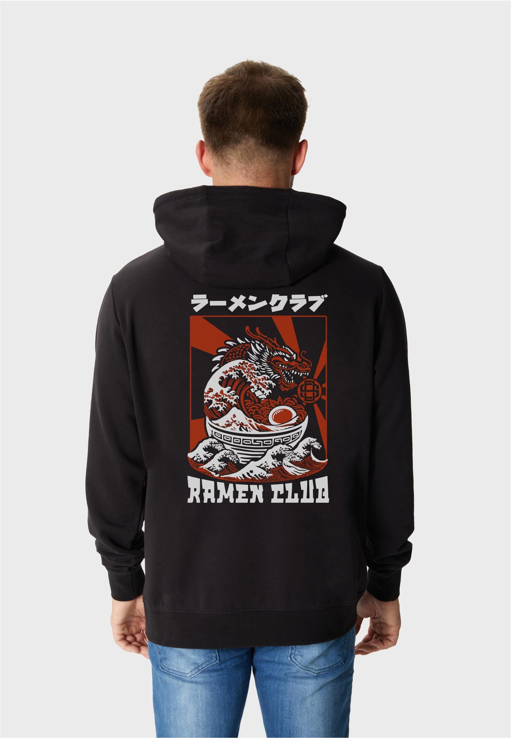 Kapuzensweatshirt Asian Ramen Club Dragon Graphic