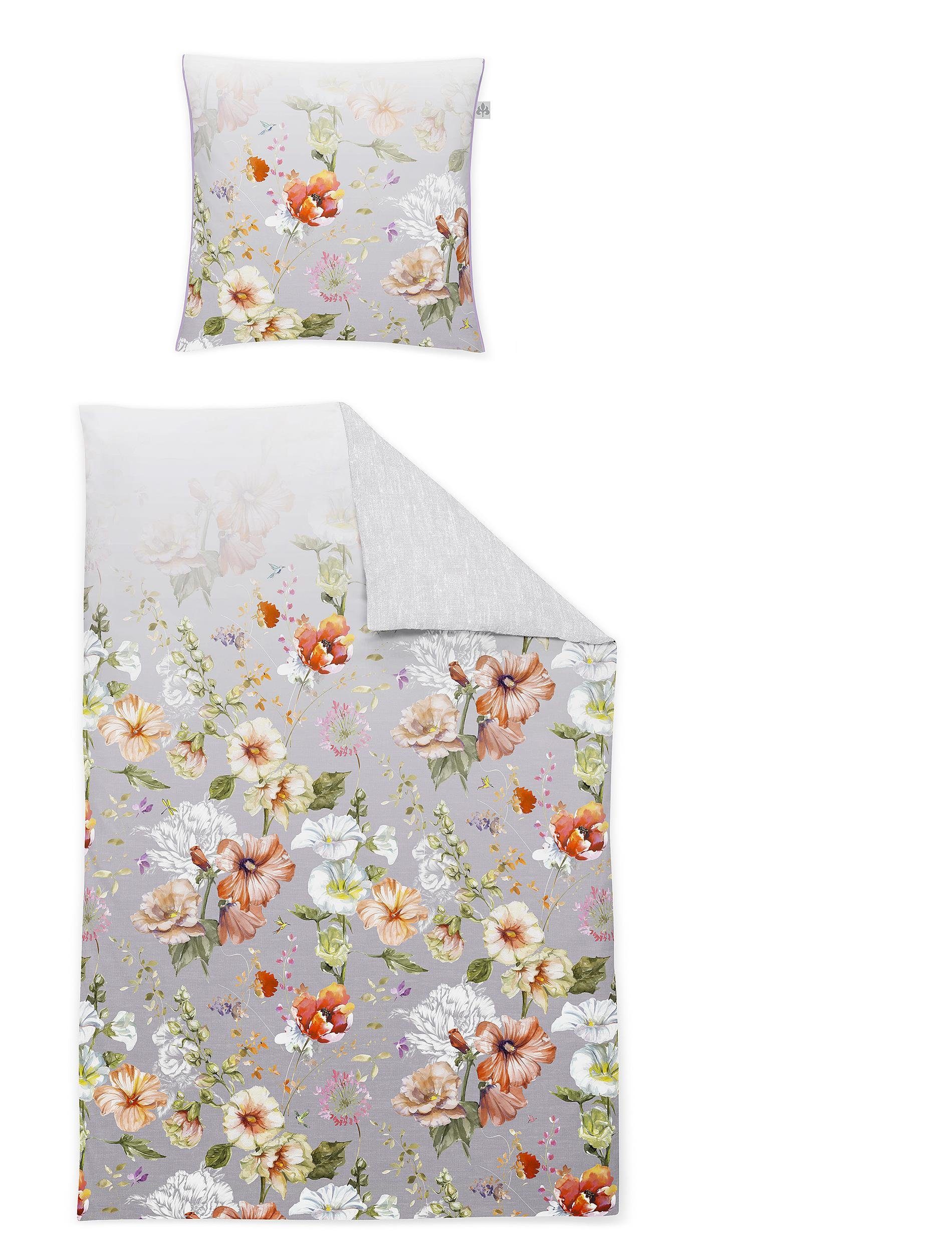 Irisette Wendebettwäsche Magic-K 8870, Mako-Satin, 2 teilig, edler Digitaldruck