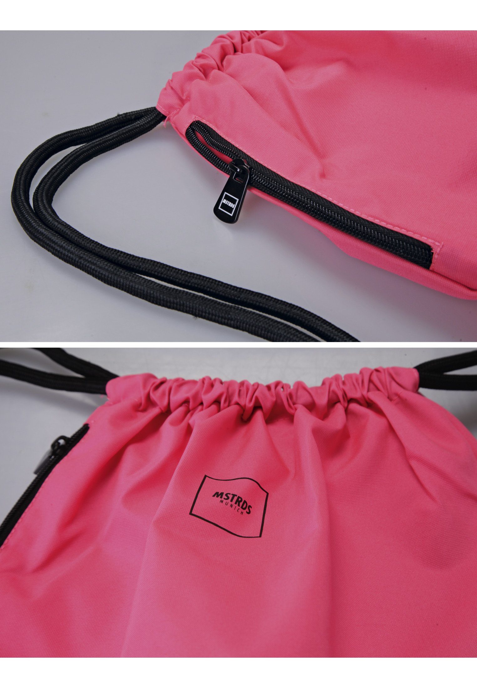 MSTRDS Handtasche Accessoires Basic Gym Sack (1-tlg) neonpink
