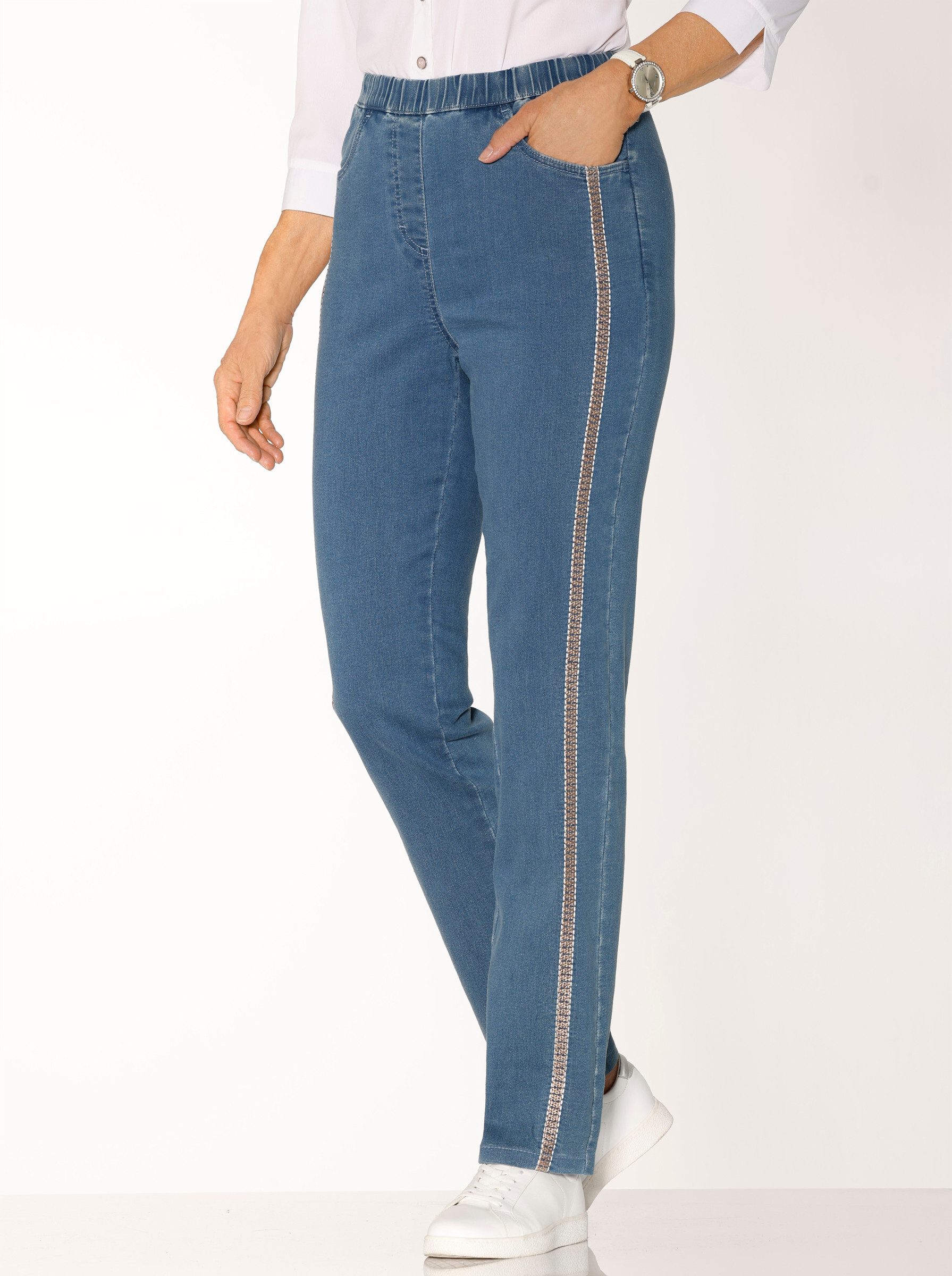 Witt Bequeme Jeans Schlupfjeans komfortabel